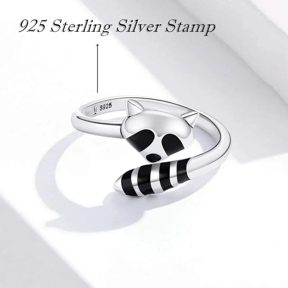 Raccoon- Finger Ring