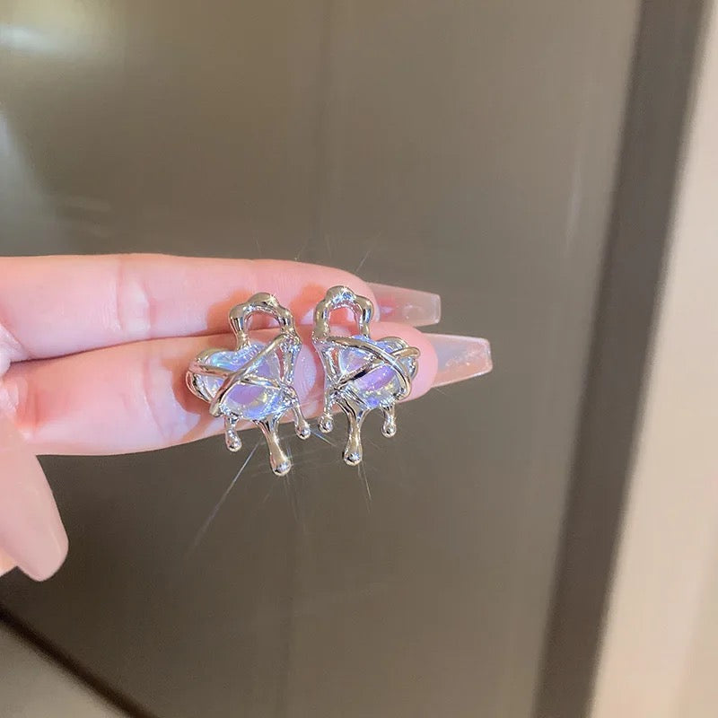 Melted Heart - Earrings