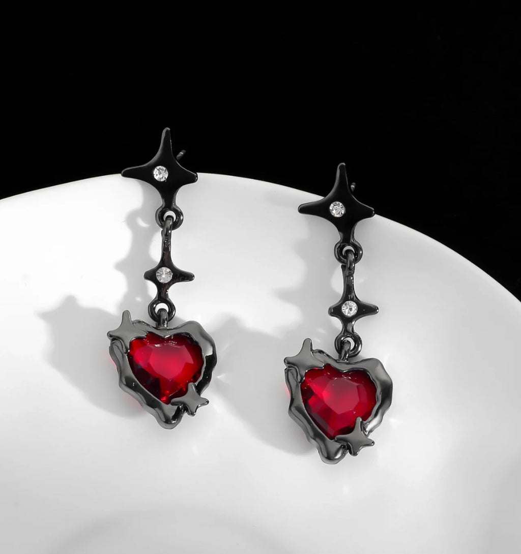 Red Star - Earrings