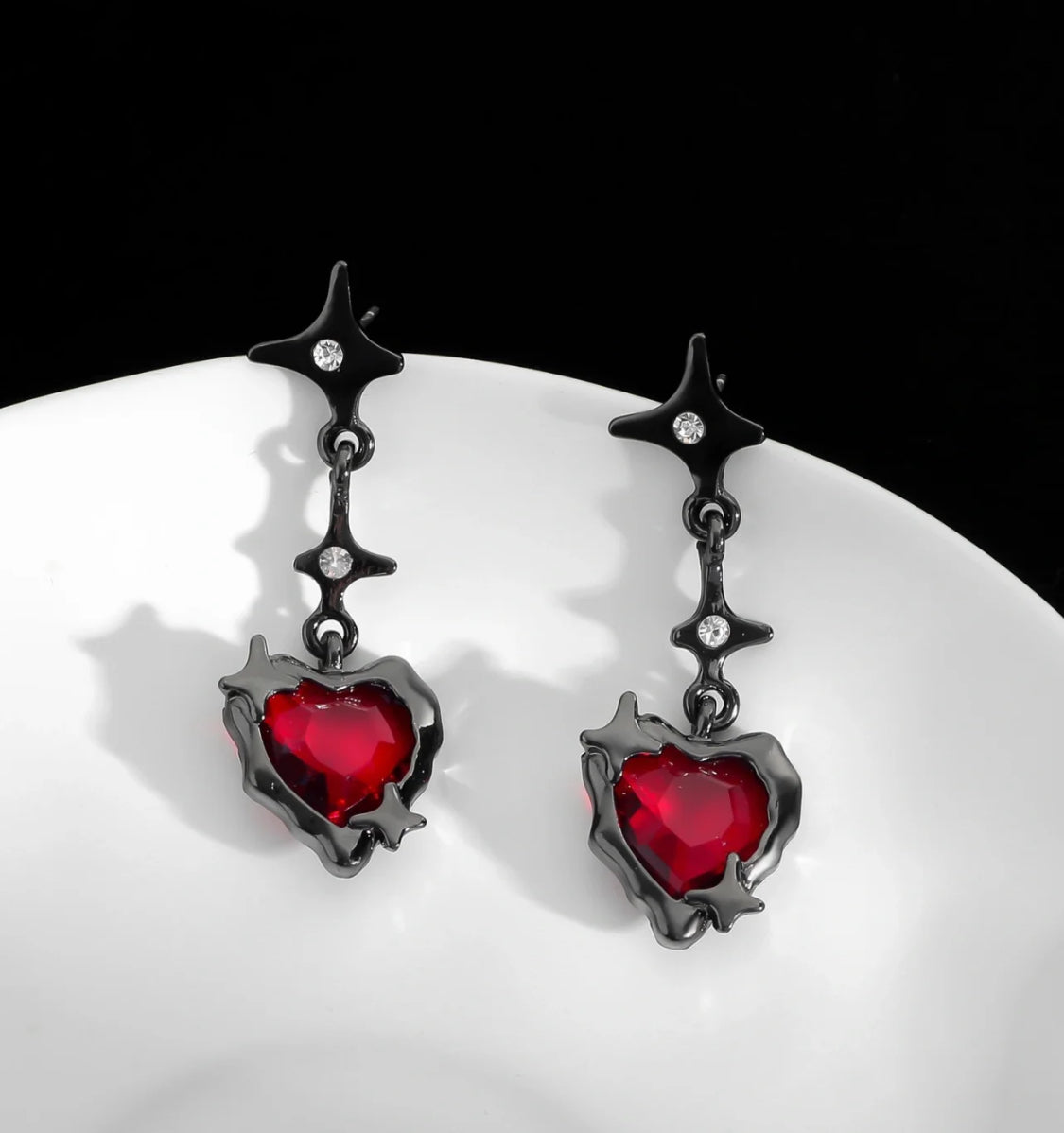 Red Star - Earrings