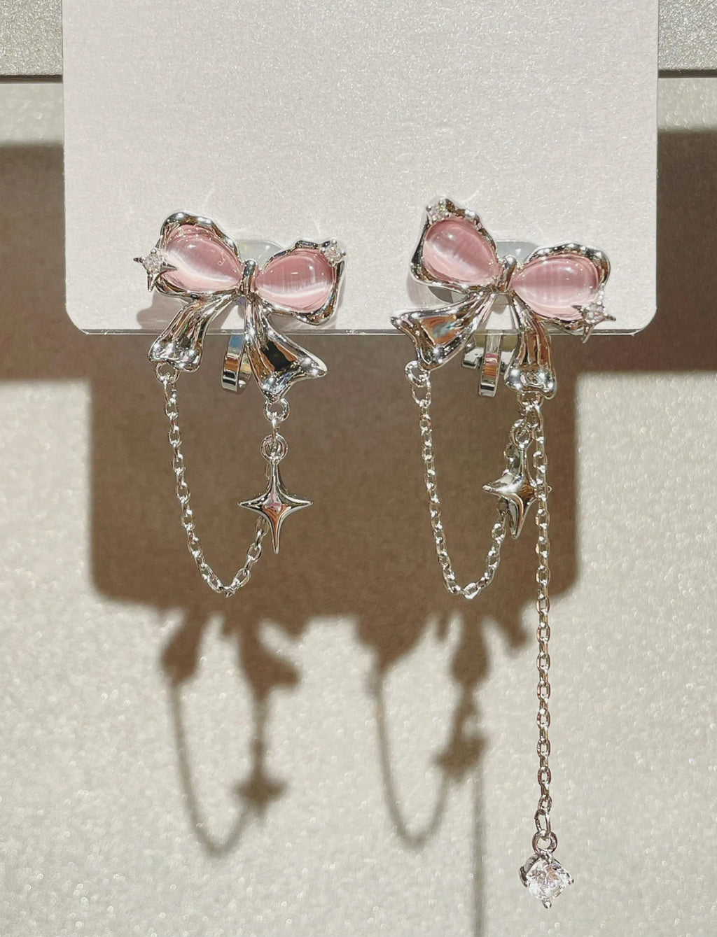 Bowknot Star - Earrings