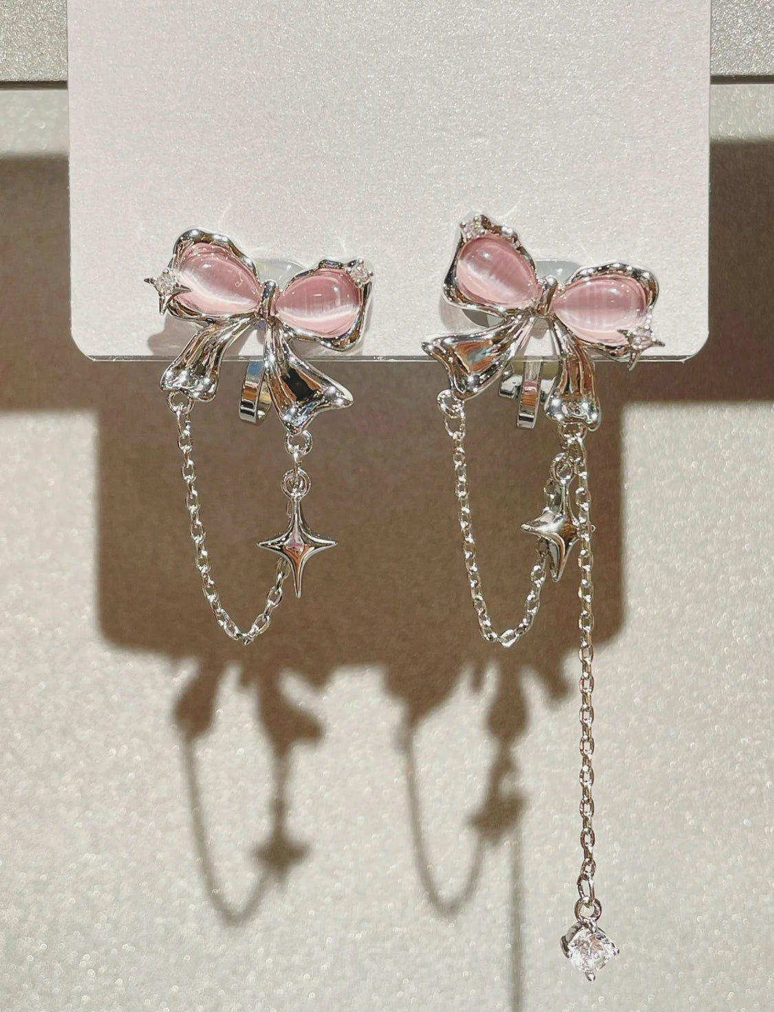 Bowknot Star - Earrings
