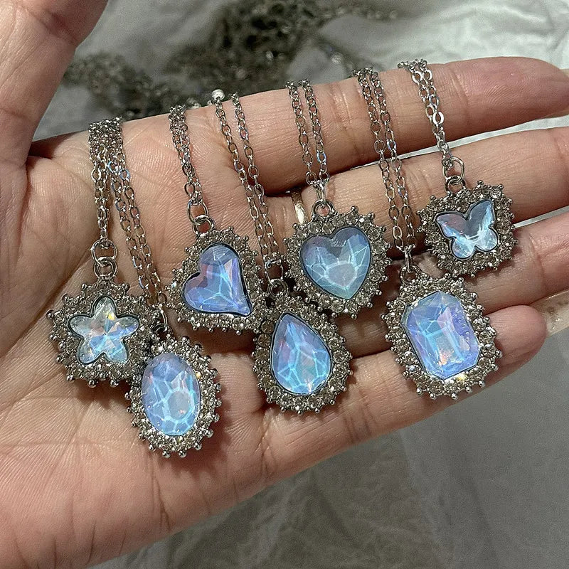 Azure Dreams Crystal Pendant