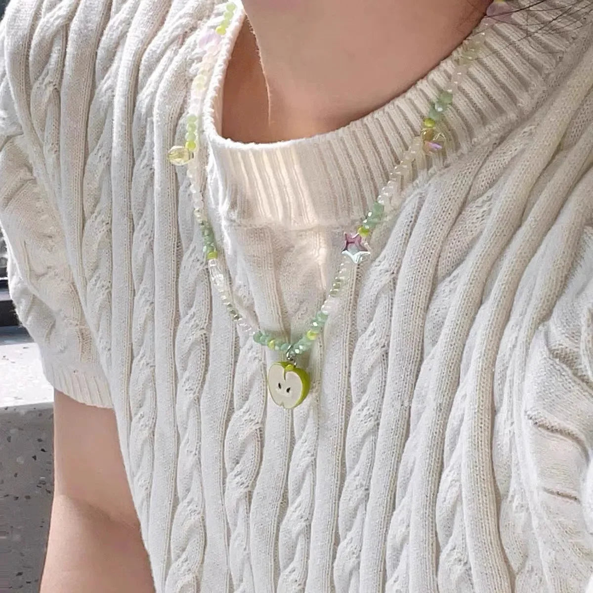 Whimsy Garden Beaded Choker