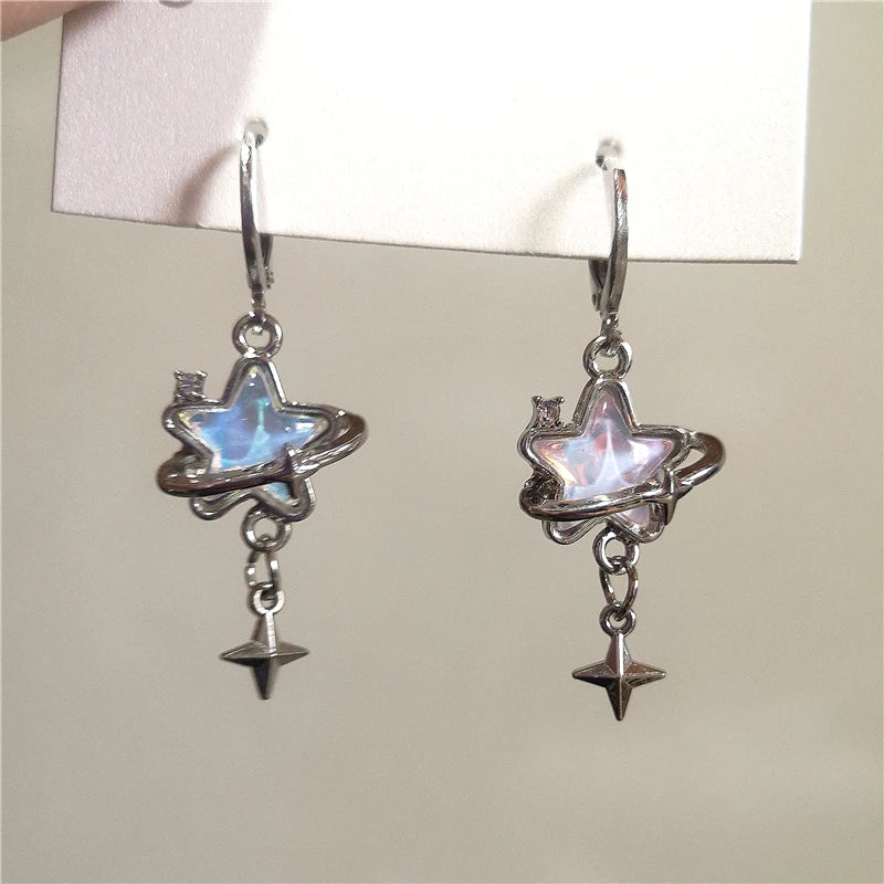 Starlight Reverie Moonstone Earrings