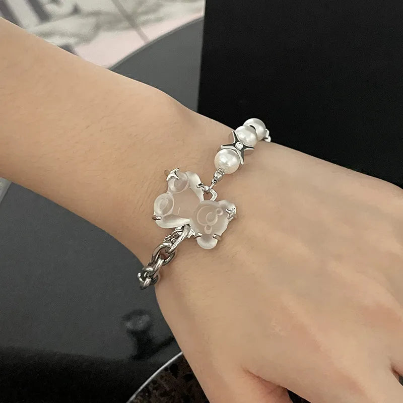 Bear - Pearl Bracelet