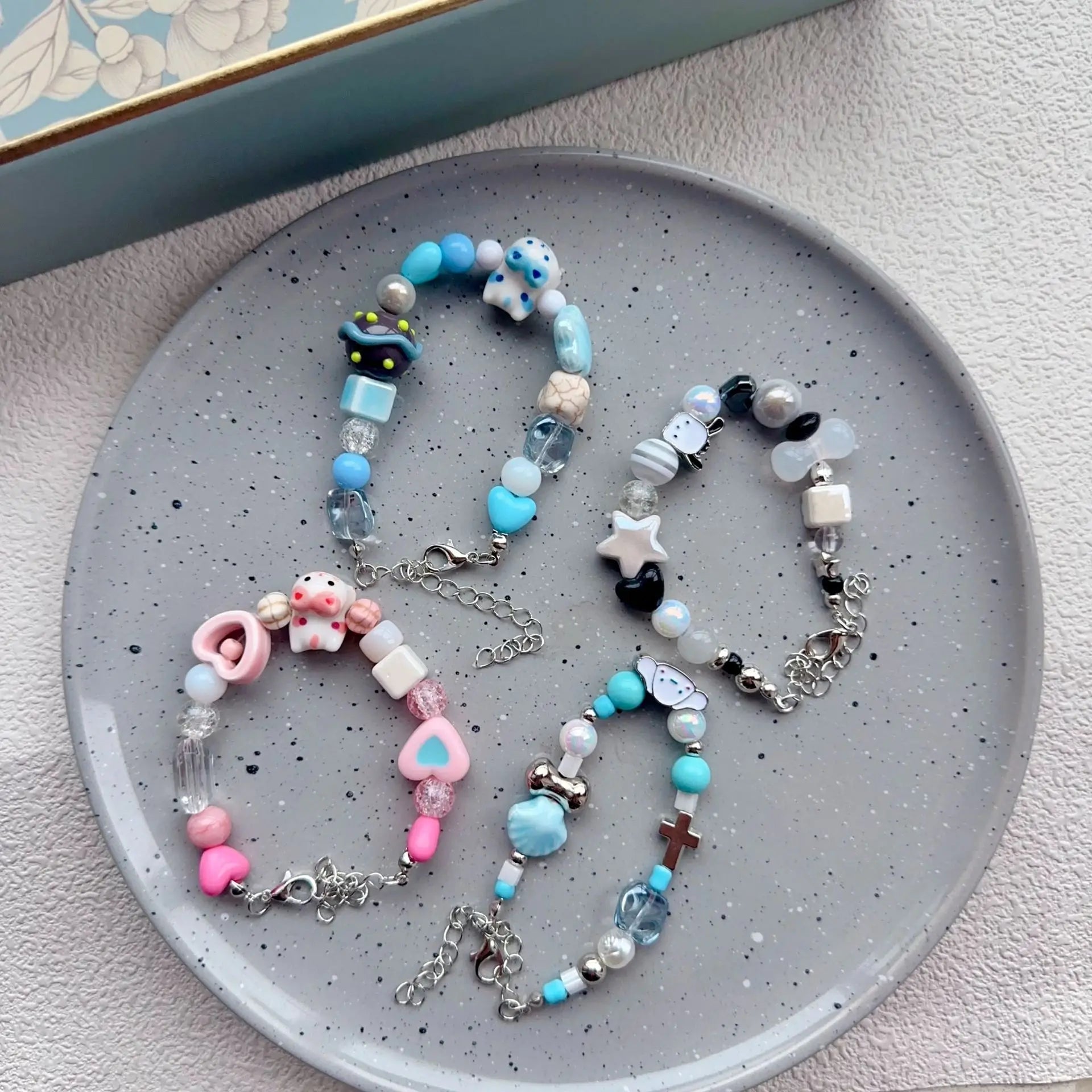Cosmic Charm Beaded Bracelet