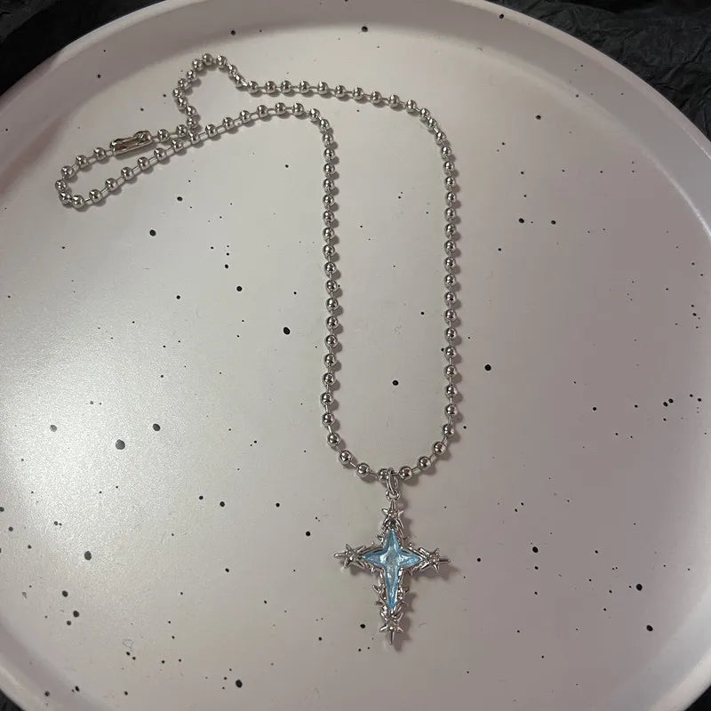 Sacred Edge Cross Necklaces