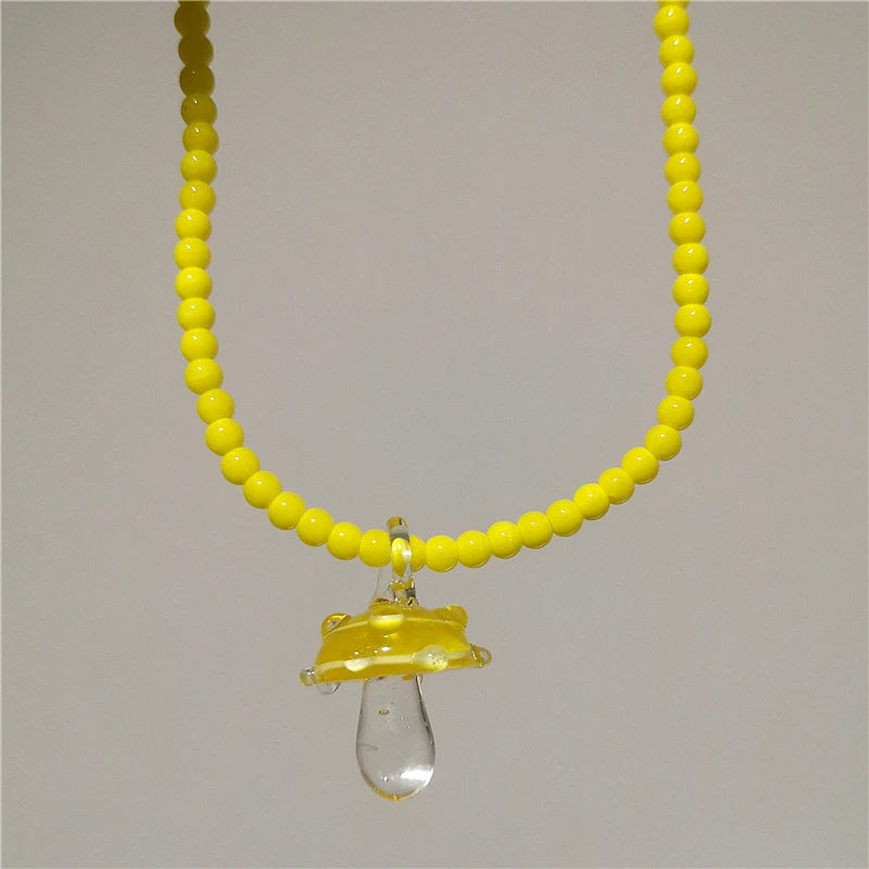 Whimsy Garden Beaded Choker