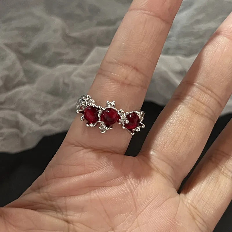 Crimson Enchantment Rings