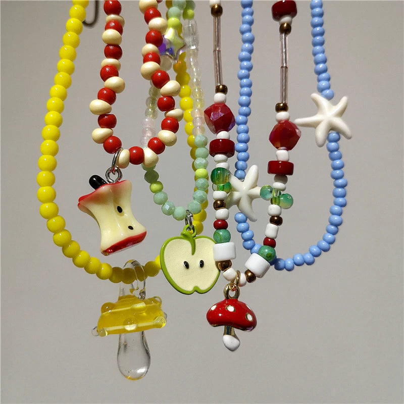 Whimsy Garden Beaded Choker