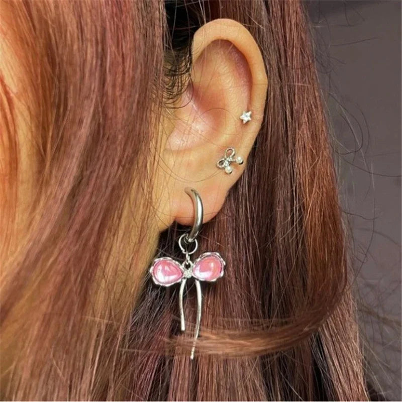 Enchanted Wings Charm Hoops