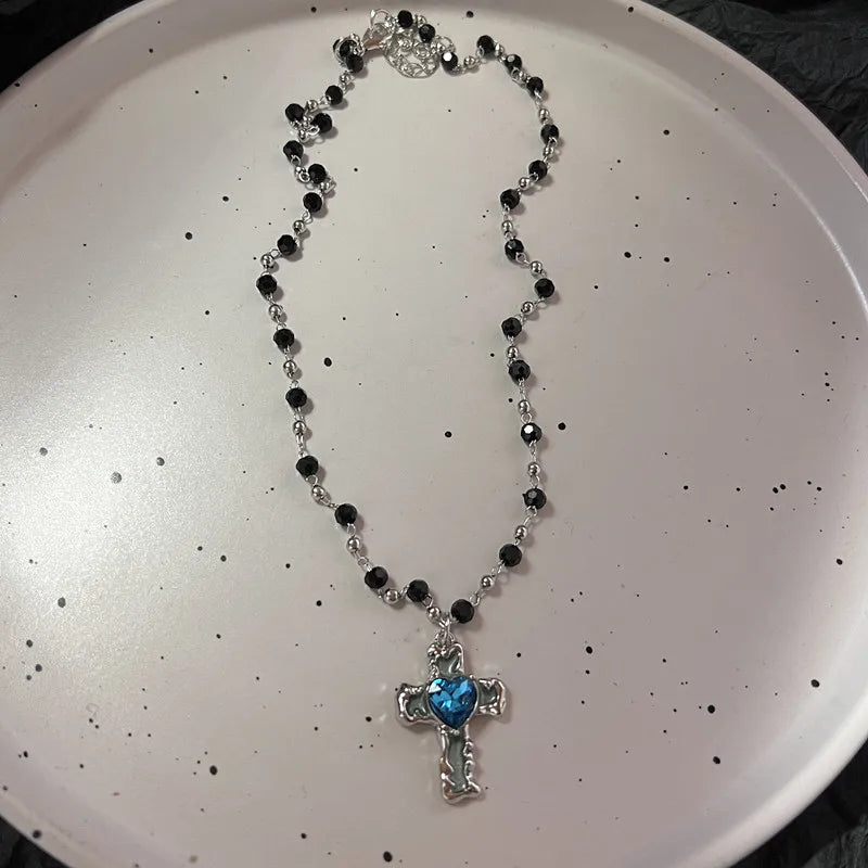 Sacred Edge Cross Necklaces