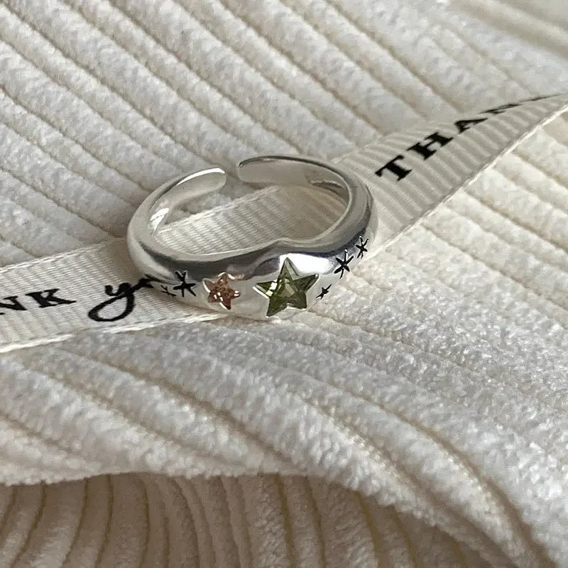 Cosmic Wishes Zircon Rings