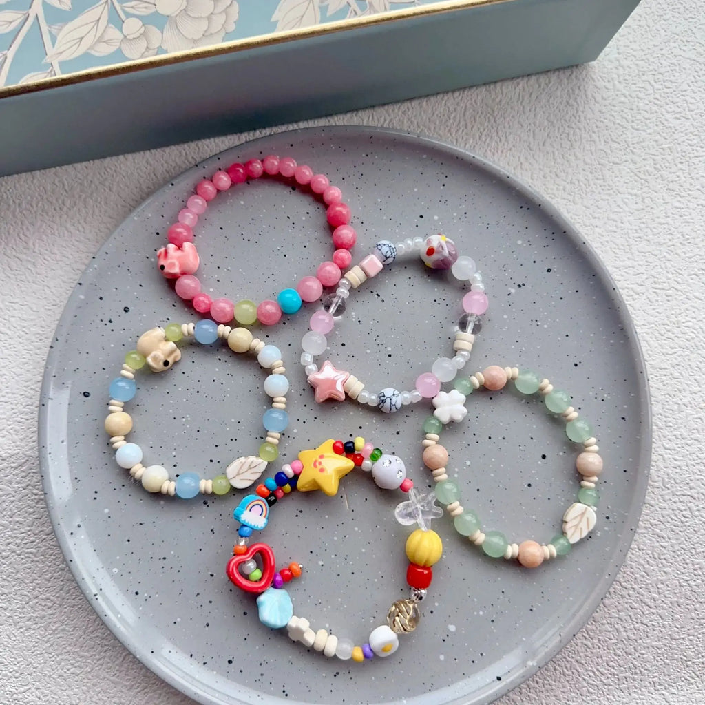 Cosmic Charm Beaded Bracelet