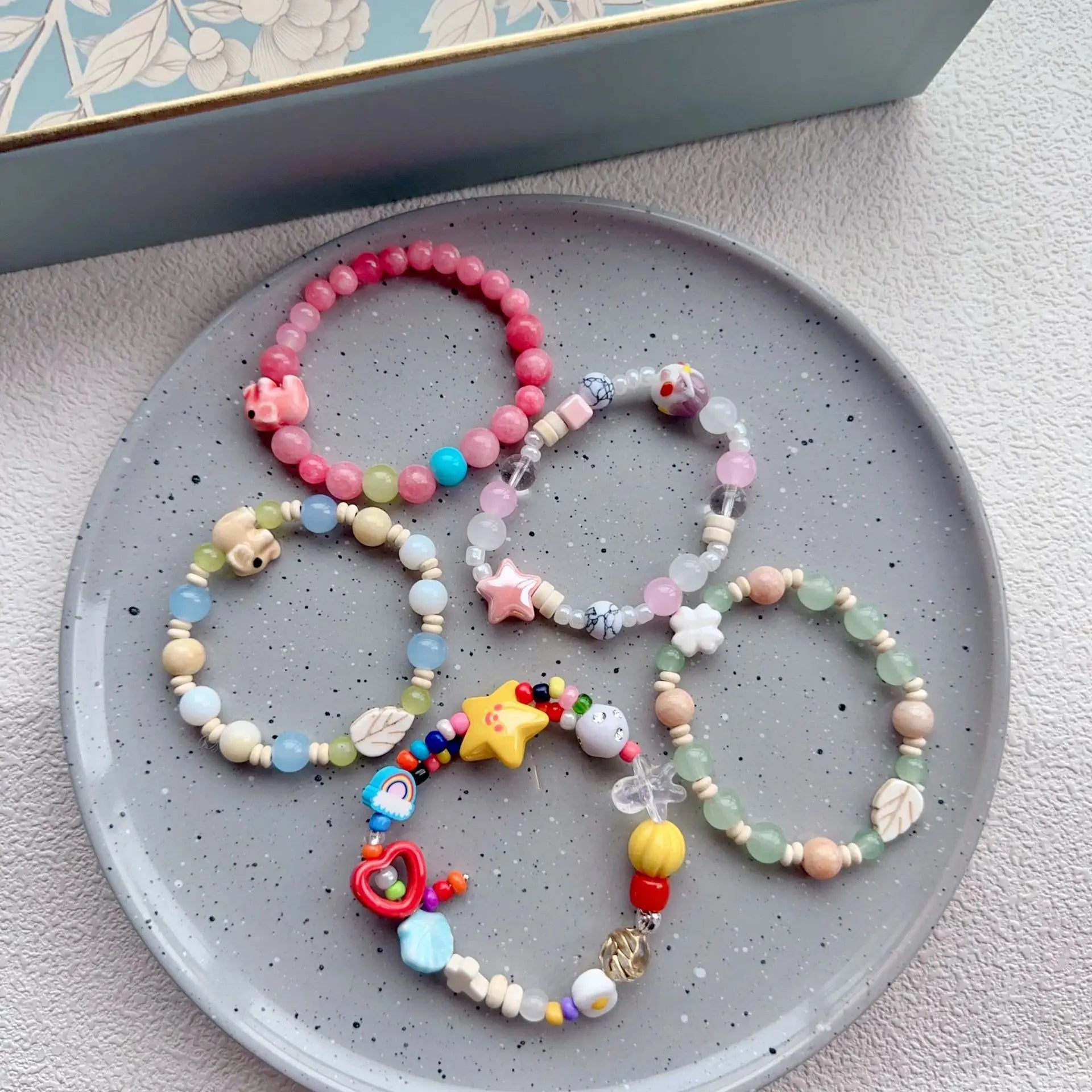 Cosmic Charm Beaded Bracelet
