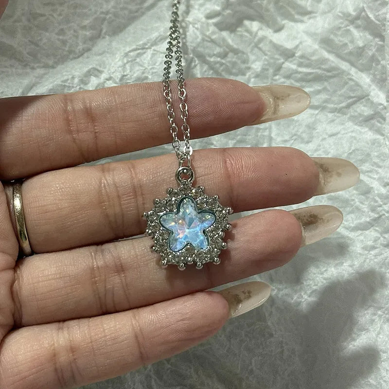 Azure Dreams Crystal Pendant