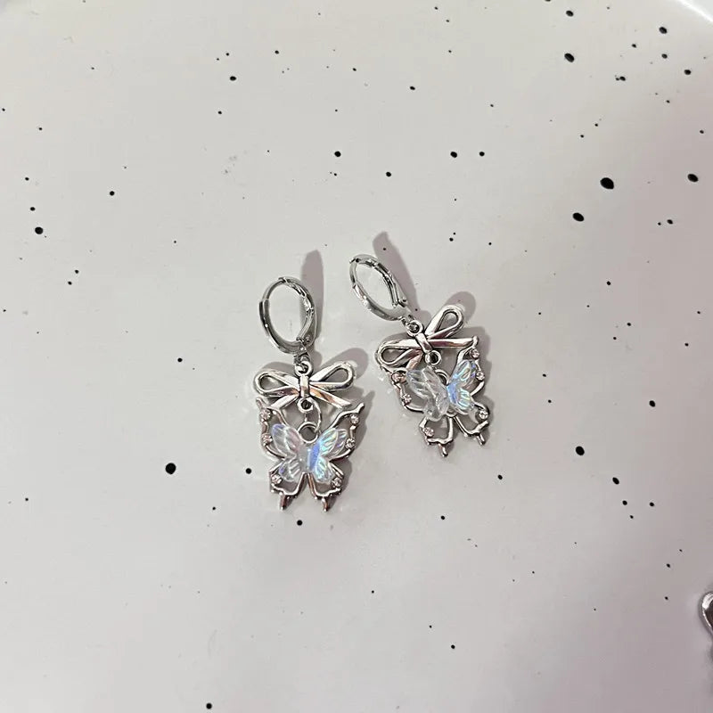 Sweet Serenade Bow Heart Studs