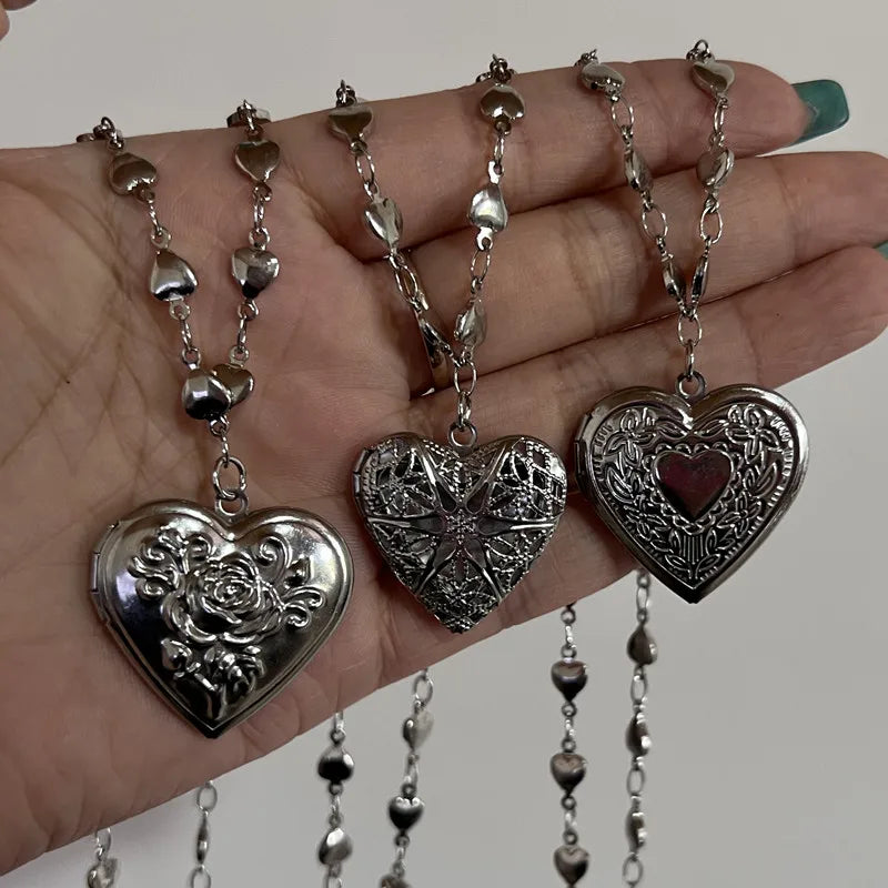 Heart Locket - Photo Pendant Necklace