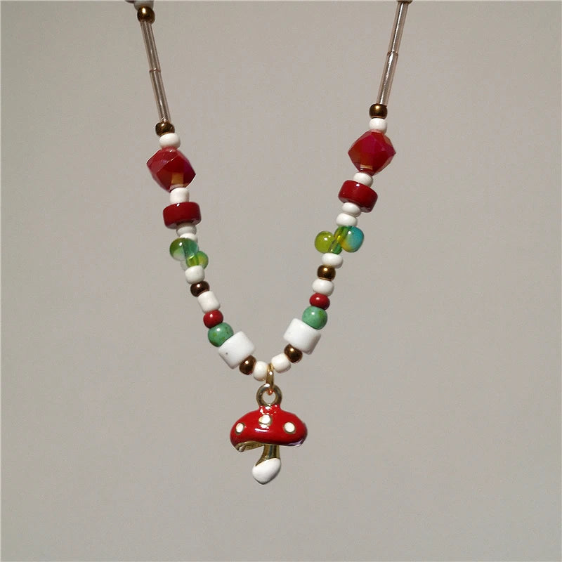 Whimsy Garden Beaded Choker