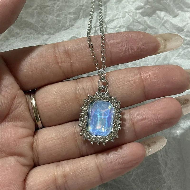 Azure Dreams Crystal Pendant