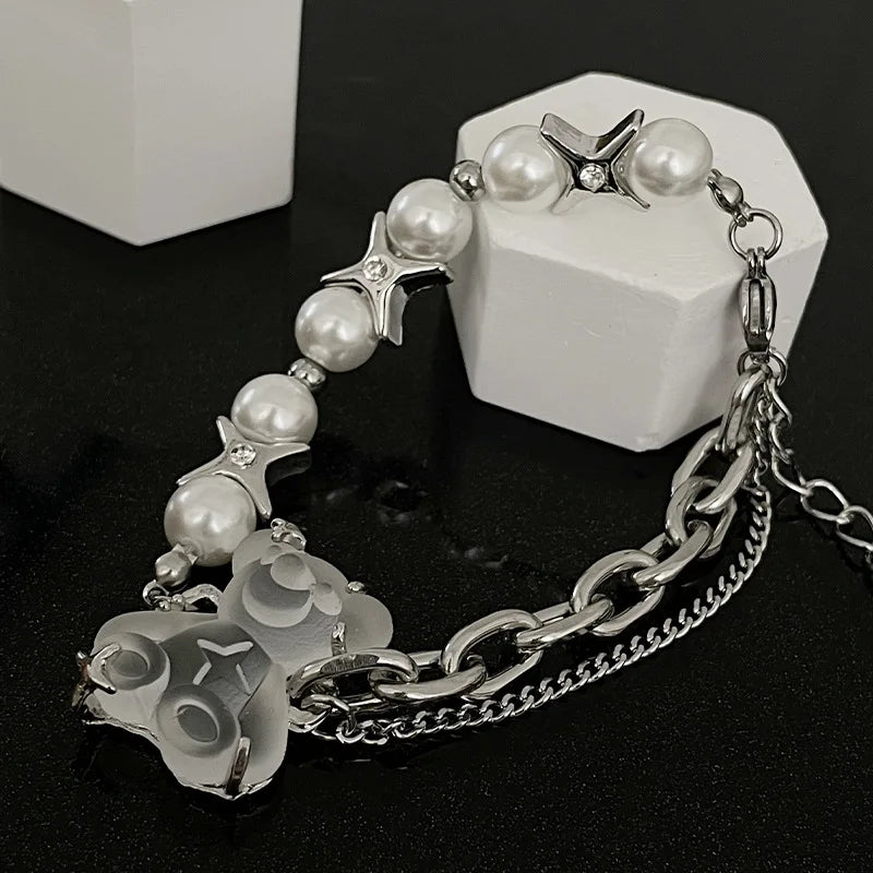 Bear - Pearl Bracelet