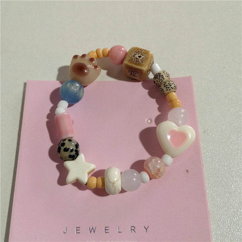 Butterfly Garden Beaded Bracelet