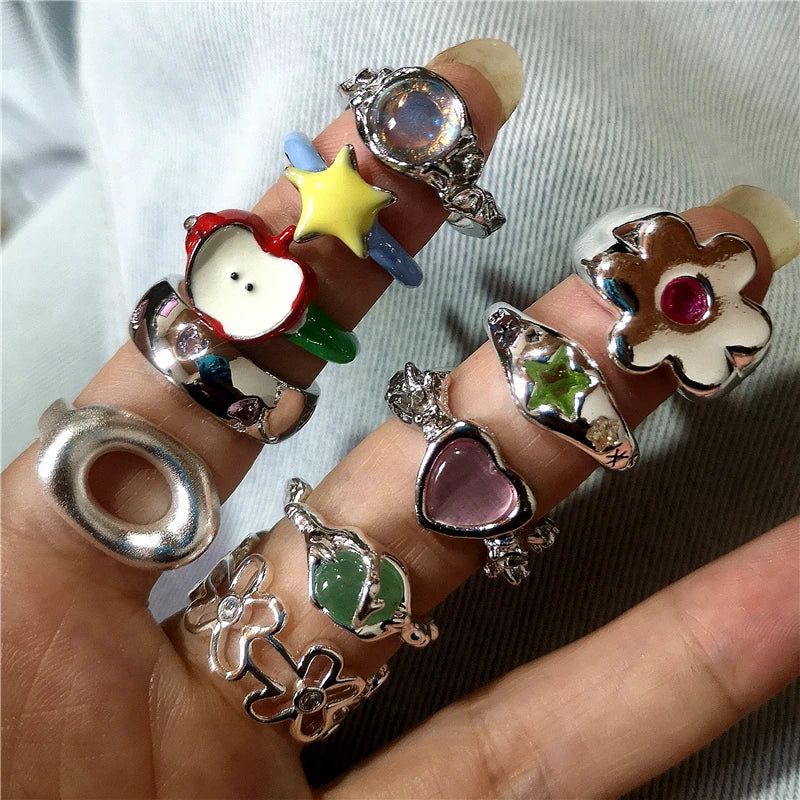 Starlight Wishes Charm Rings