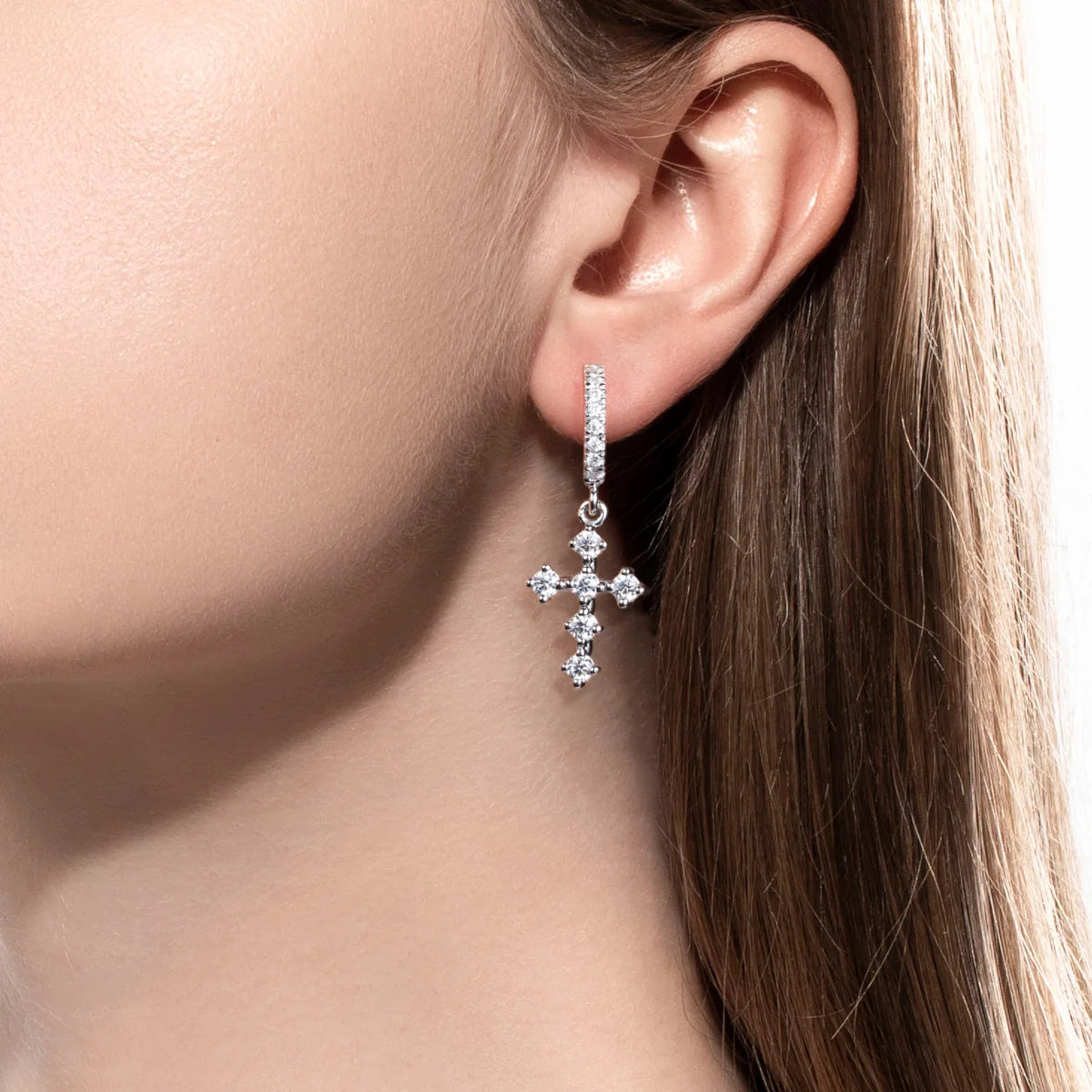 Crossover - Sterling Silver Earrings