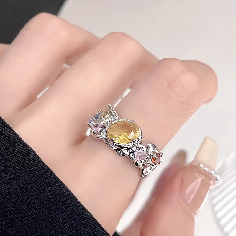 Butterfly Dreams Enamel Rings