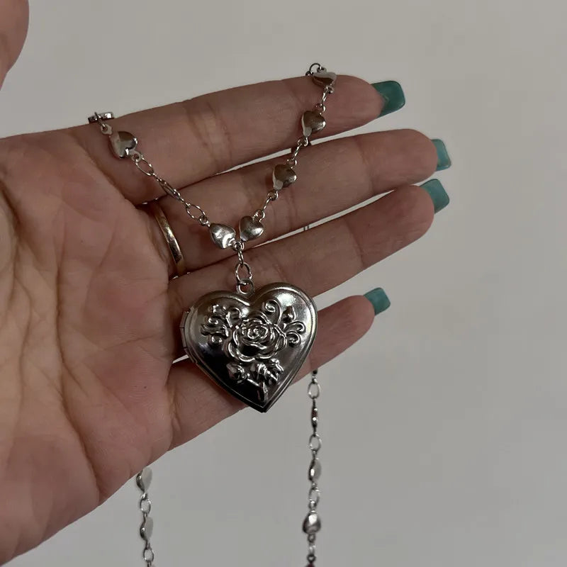Heart Locket - Photo Pendant Necklace