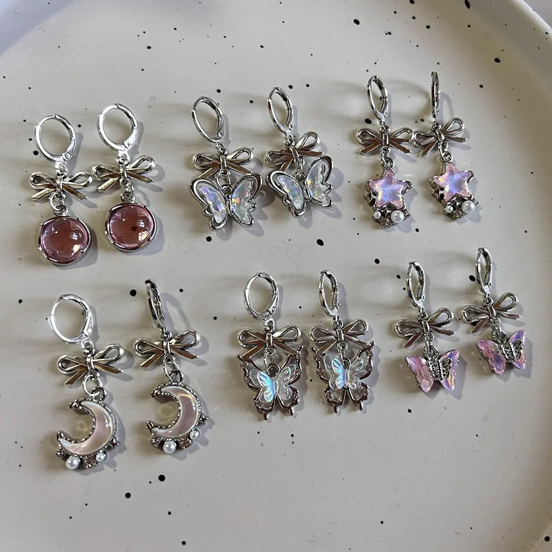 Sweet Serenade Bow Heart Studs