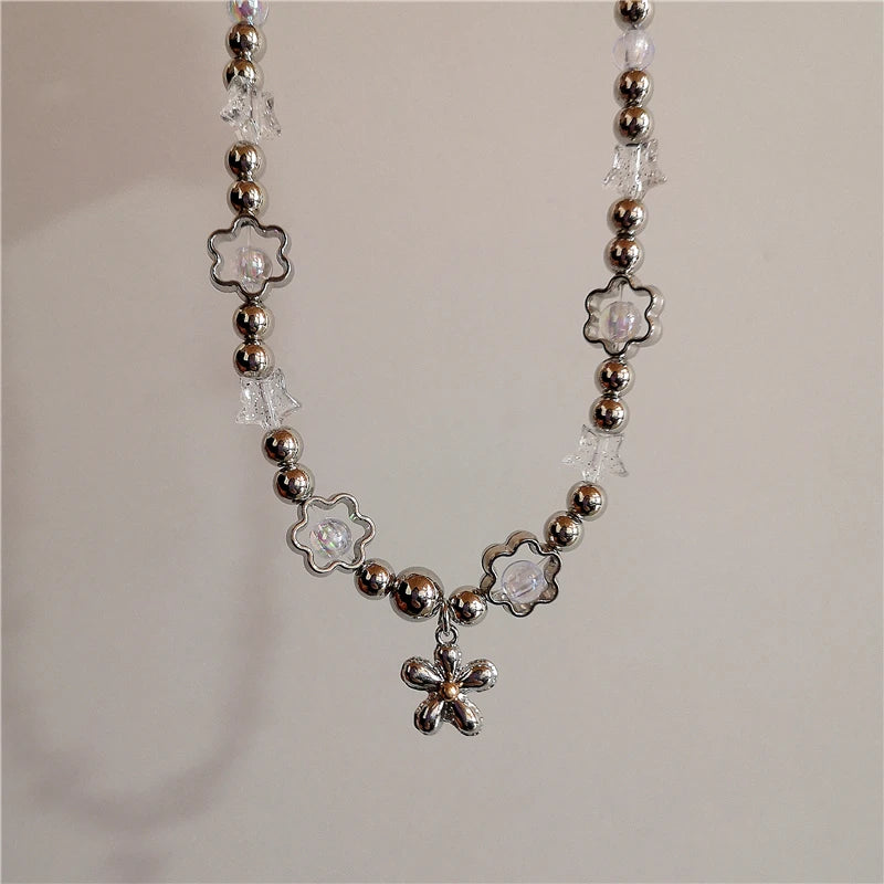 Crystal Garden -Beaded Choker