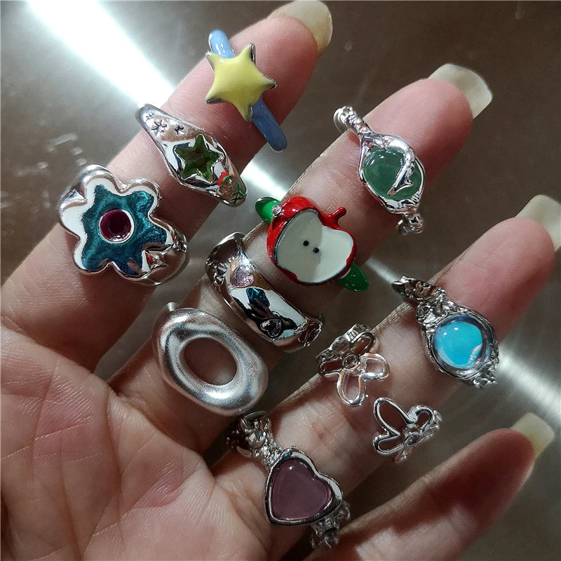 Starlight Wishes Charm Rings
