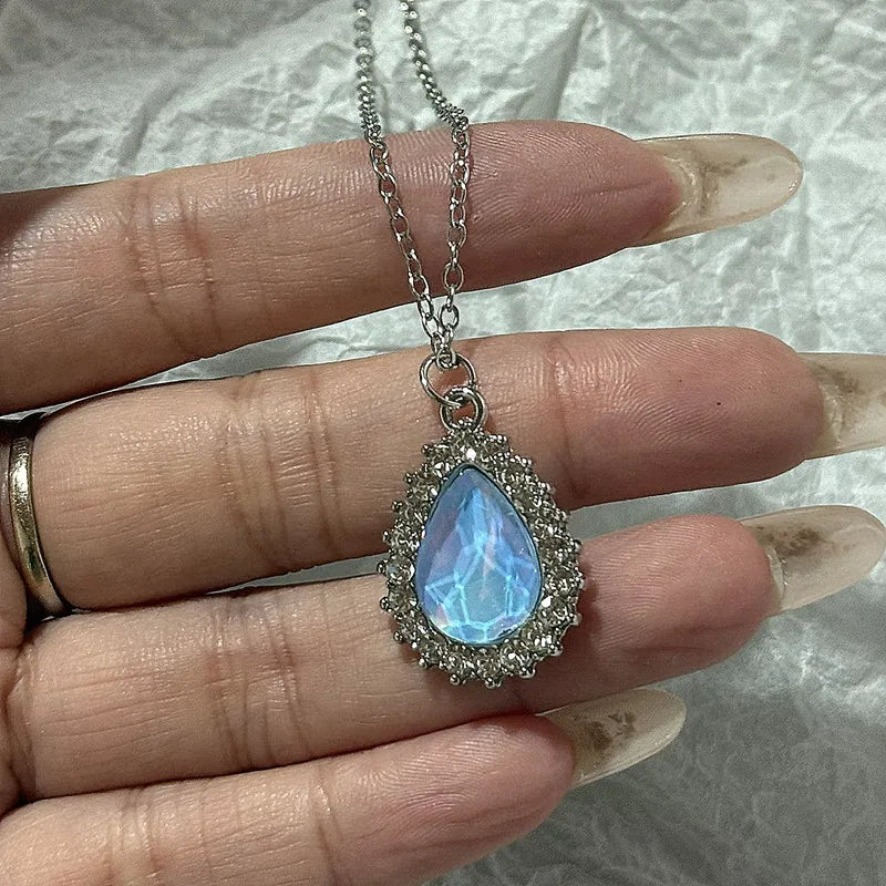 Azure Dreams Crystal Pendant