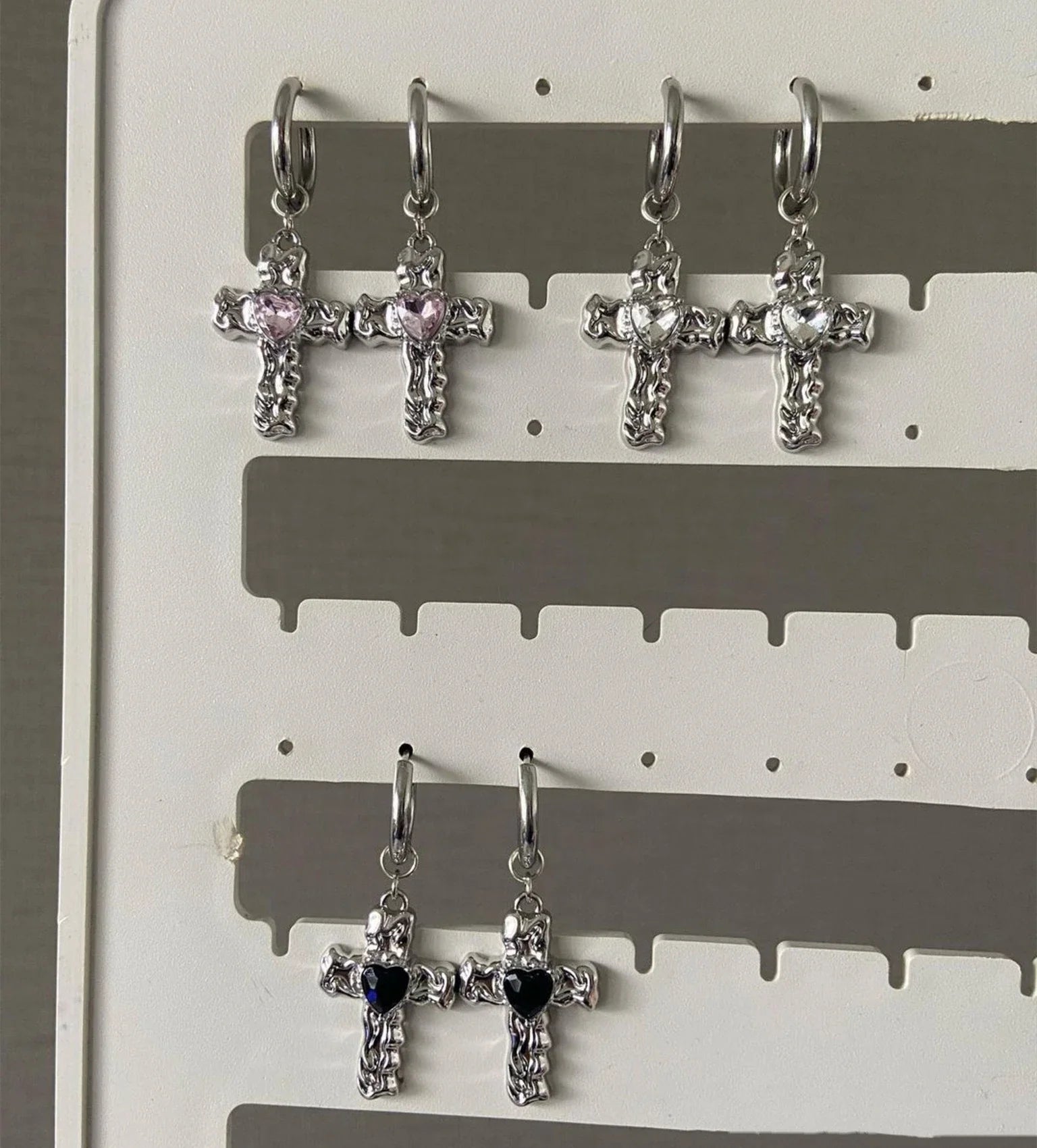 New Me - Cross Earrings