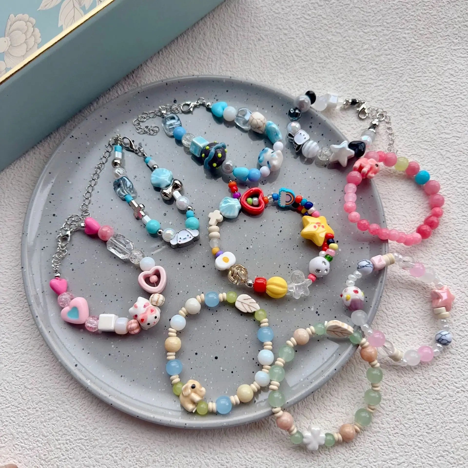 Cosmic Charm Beaded Bracelet