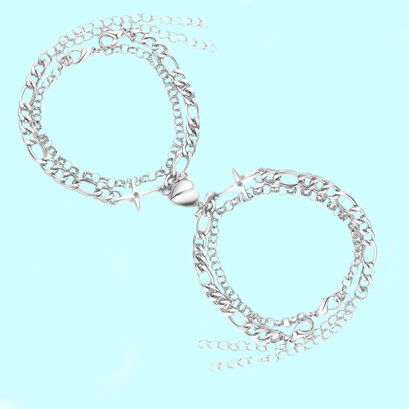 Locked Heart - Couple Bracelet