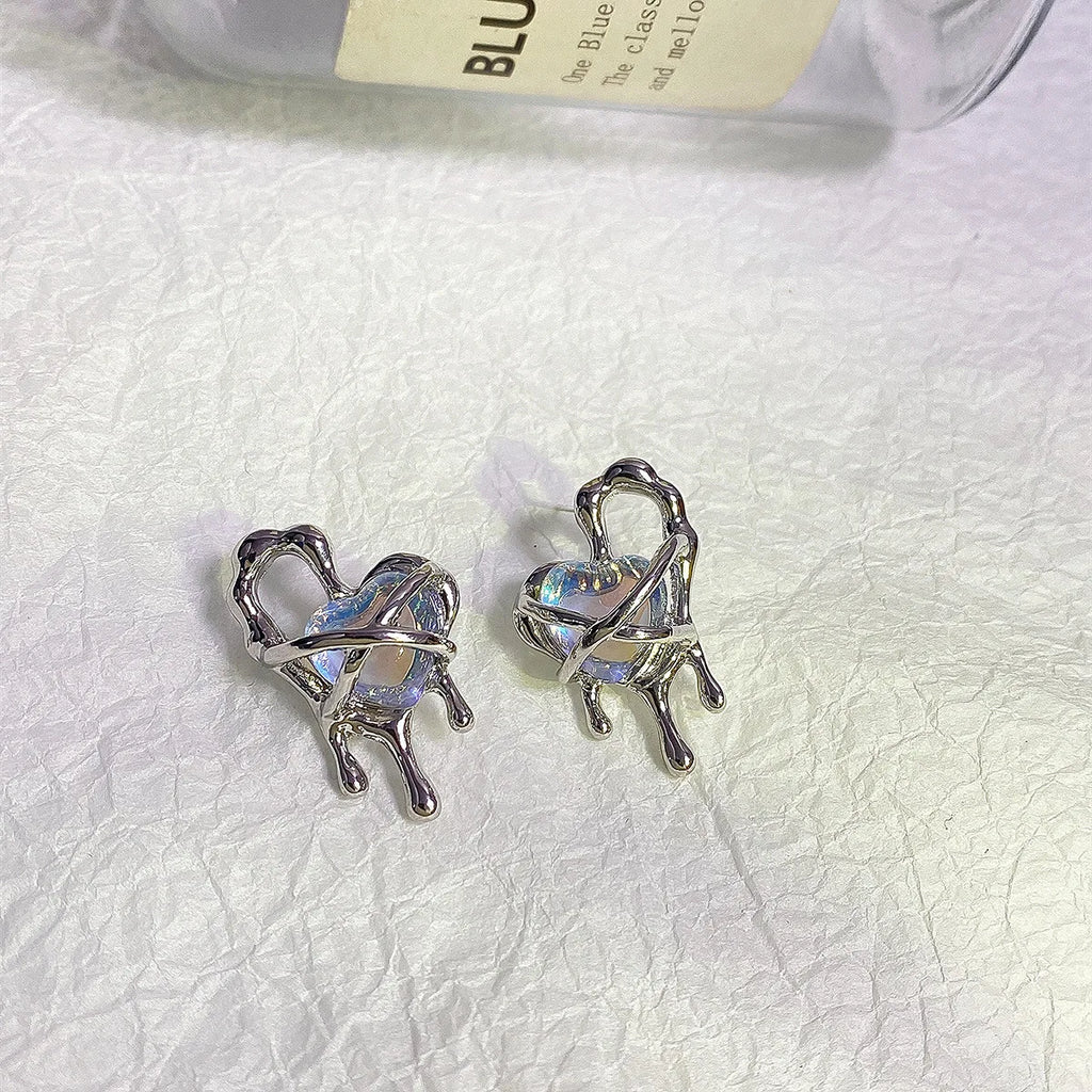 Melted Heart - Earrings