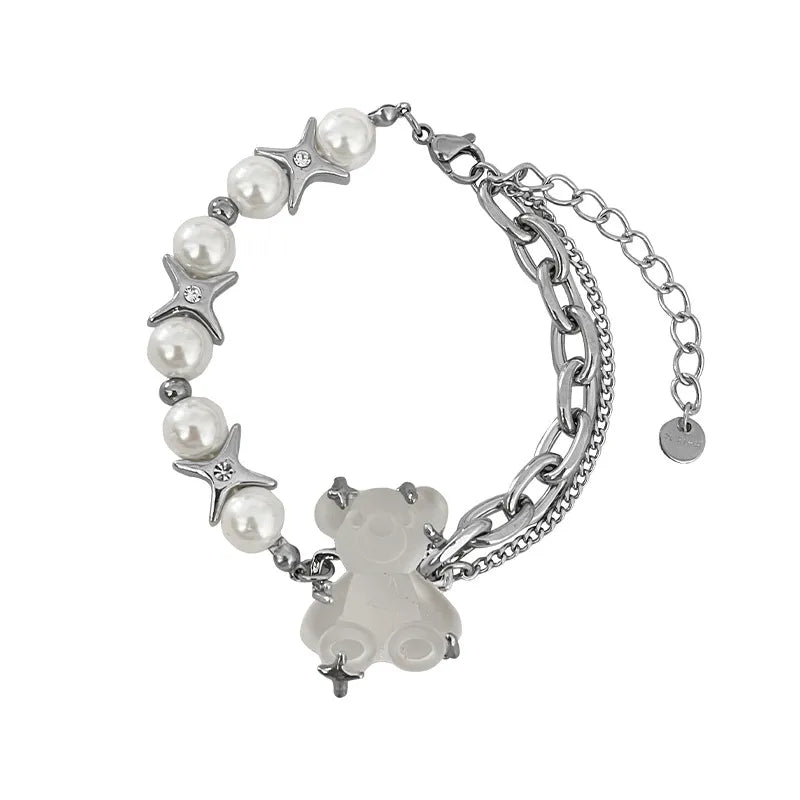 Bear - Pearl Bracelet