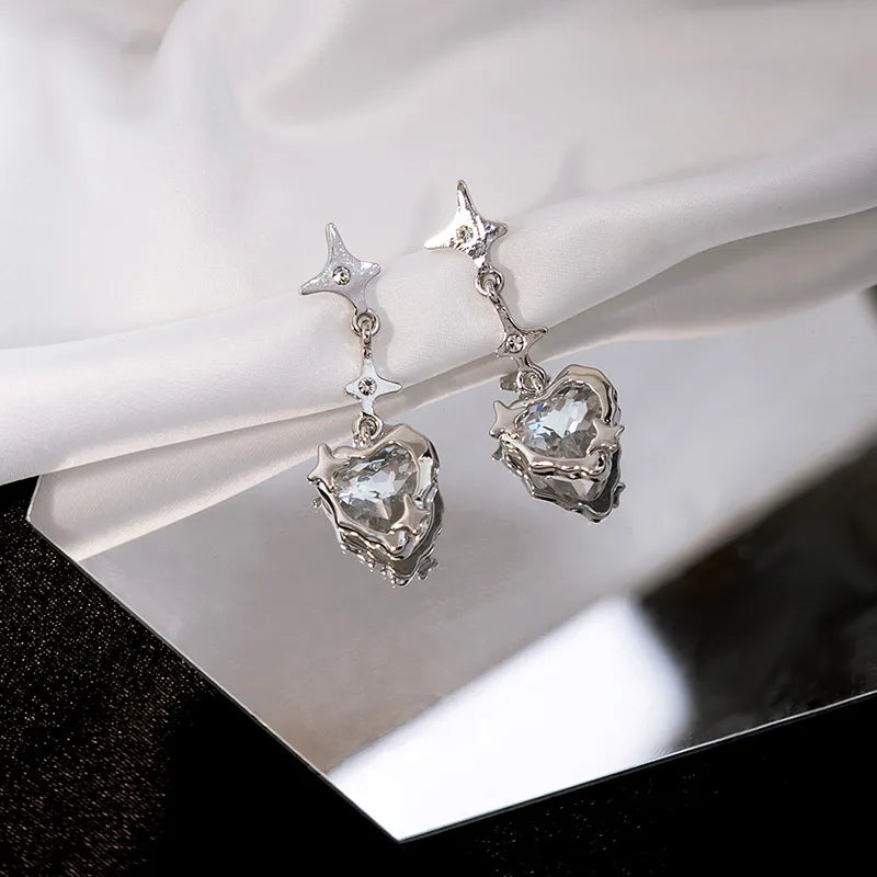 Red Star - Earrings