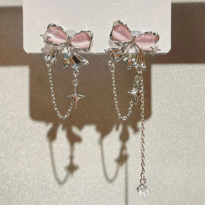 Bowknot Star - Earrings