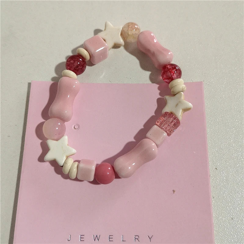 Butterfly Garden Beaded Bracelet