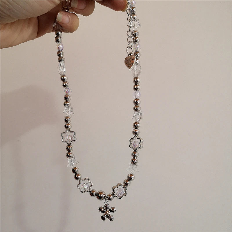 Crystal Garden -Beaded Choker