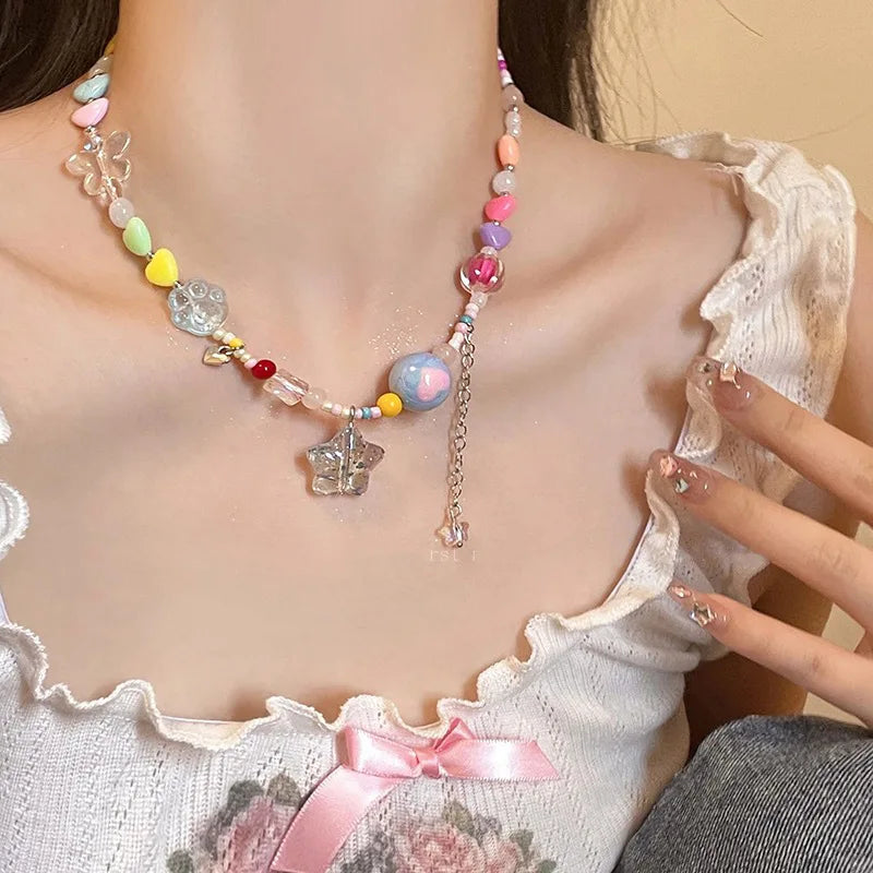 Sugar Rush Beaded Choker