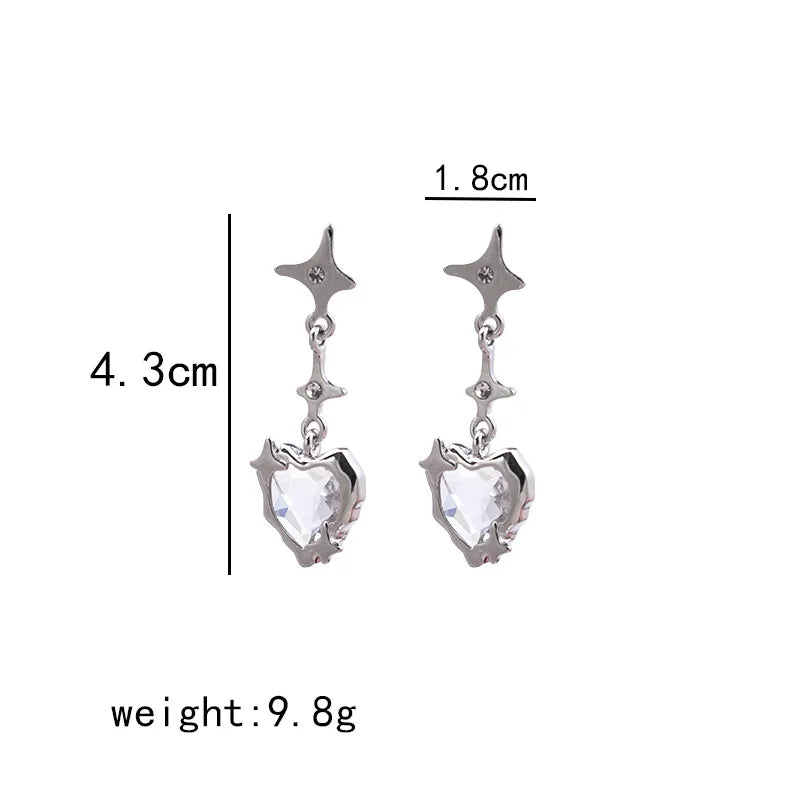Red Star - Earrings