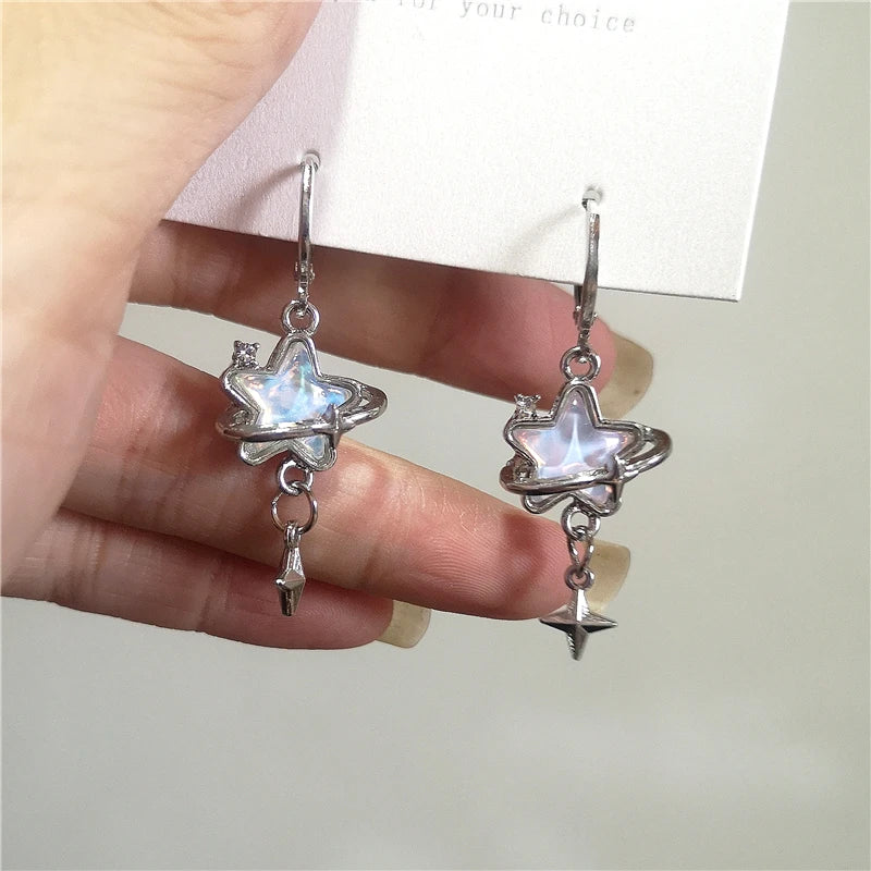 Starlight Reverie Moonstone Earrings