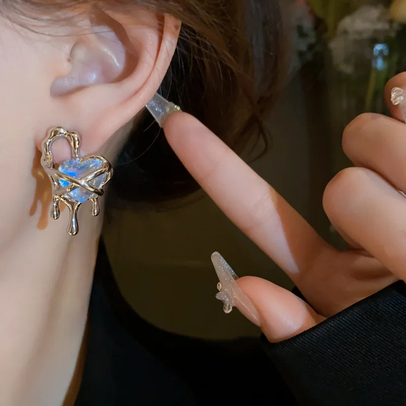 Melted Heart - Earrings