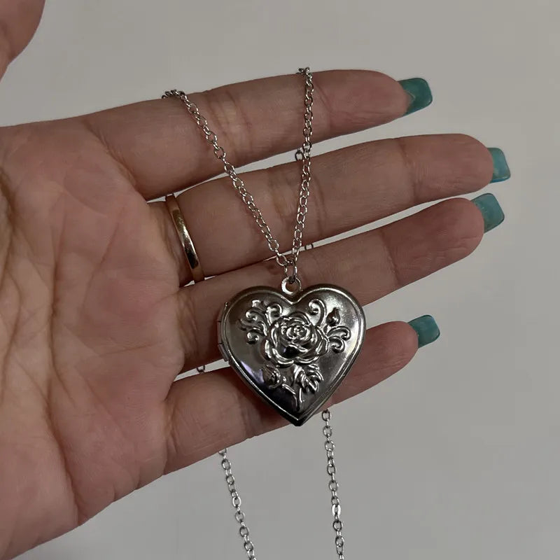 Heart Locket - Photo Pendant Necklace