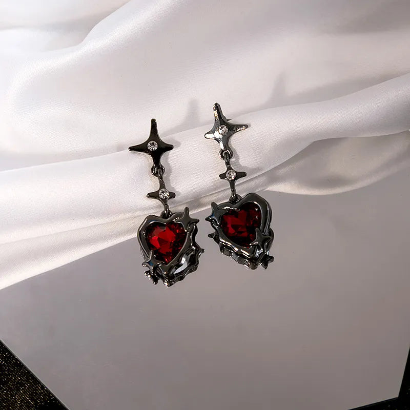 Red Star - Earrings